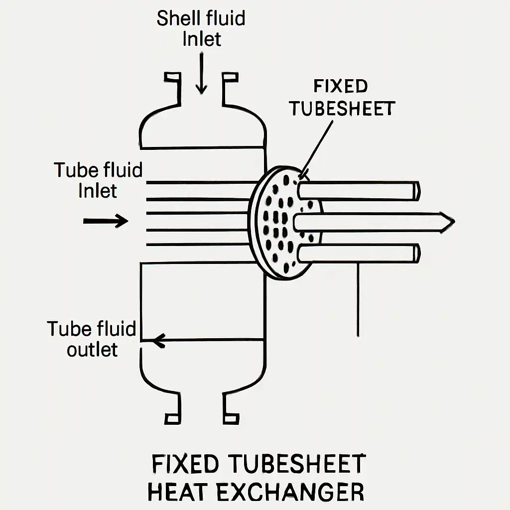Fixed tube heat exchanger