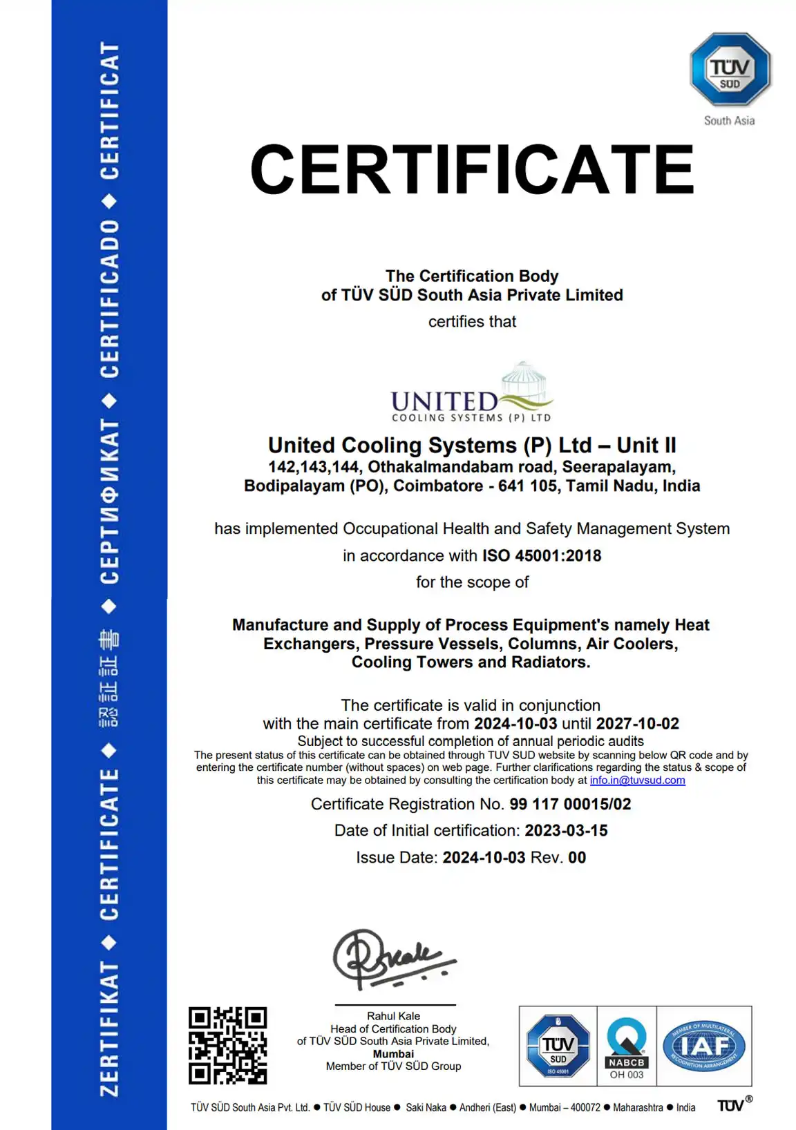 ISO-CERTIFICATE