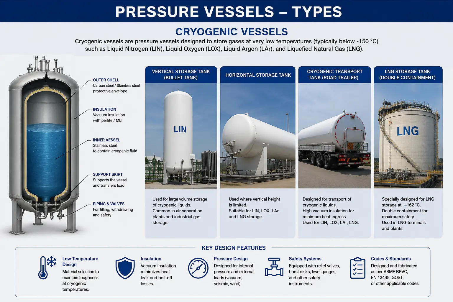 cryogenic vessels