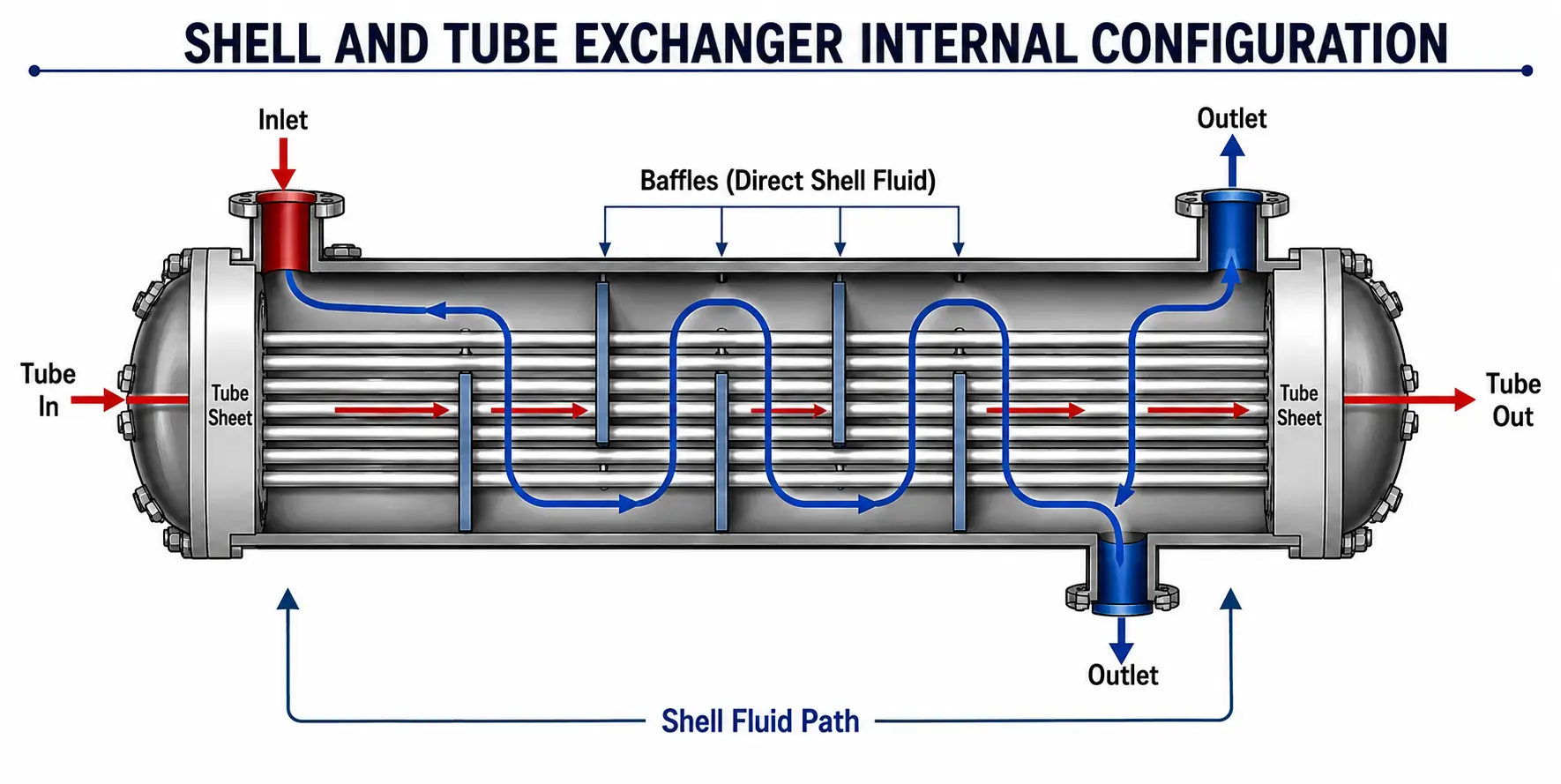 shell and tube heat exchanger design